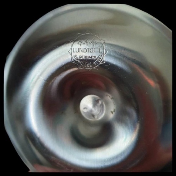 Vintage MCM stainless, Egg Cups, Lundtofte Denmark - Picture 4 of 4